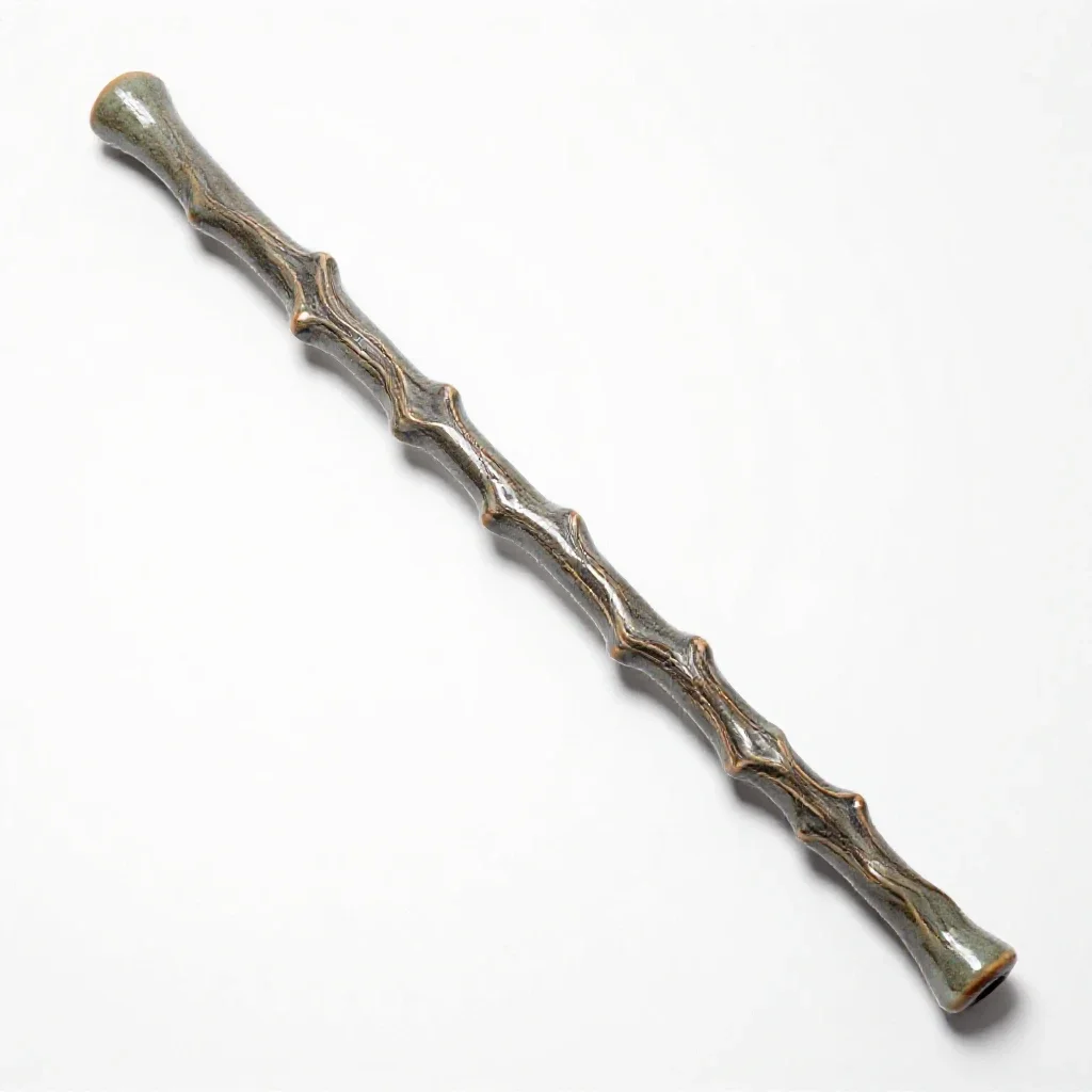 Gnarled wand isolated on a white background