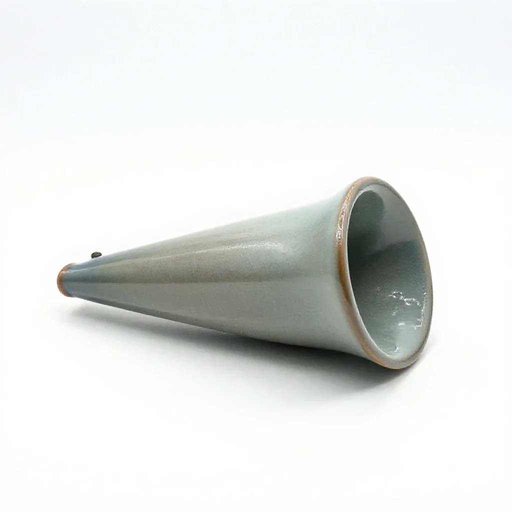 Hunting horn isolated on a white background