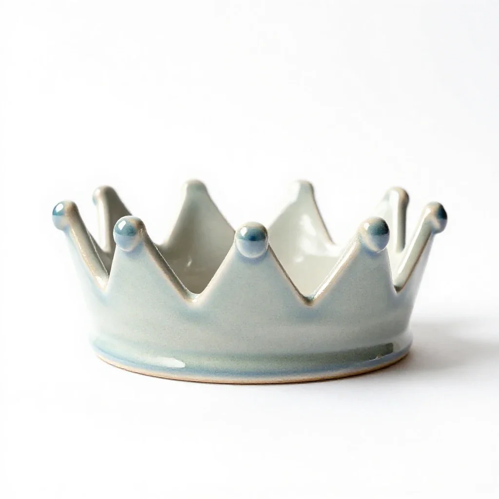 Jewelled crown isolated on a white background