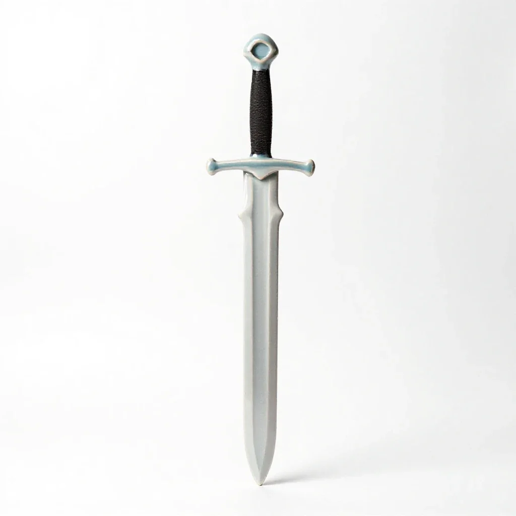 Two-handed greatsword isolated on a white background