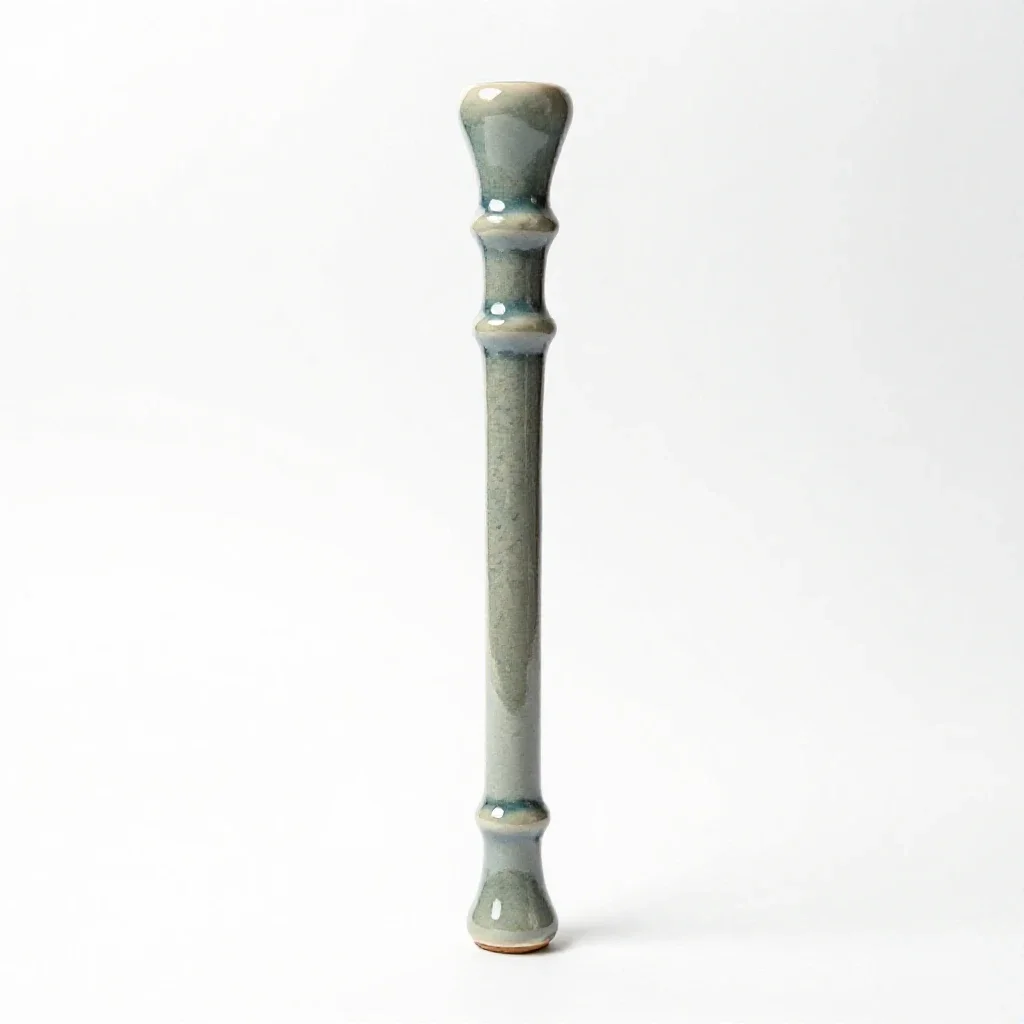 Wizard's staff isolated on a white background