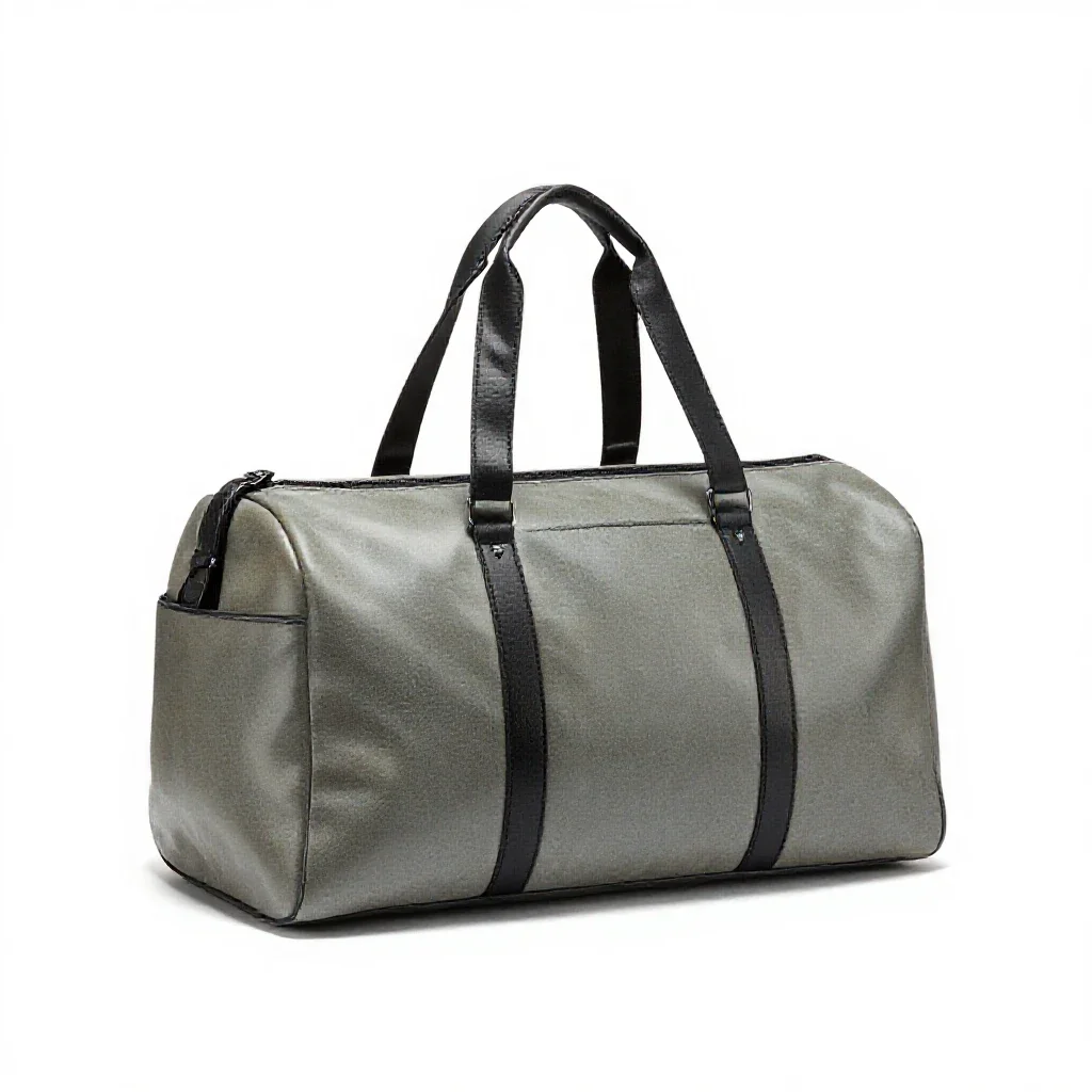 Duffel bag isolated on a white background