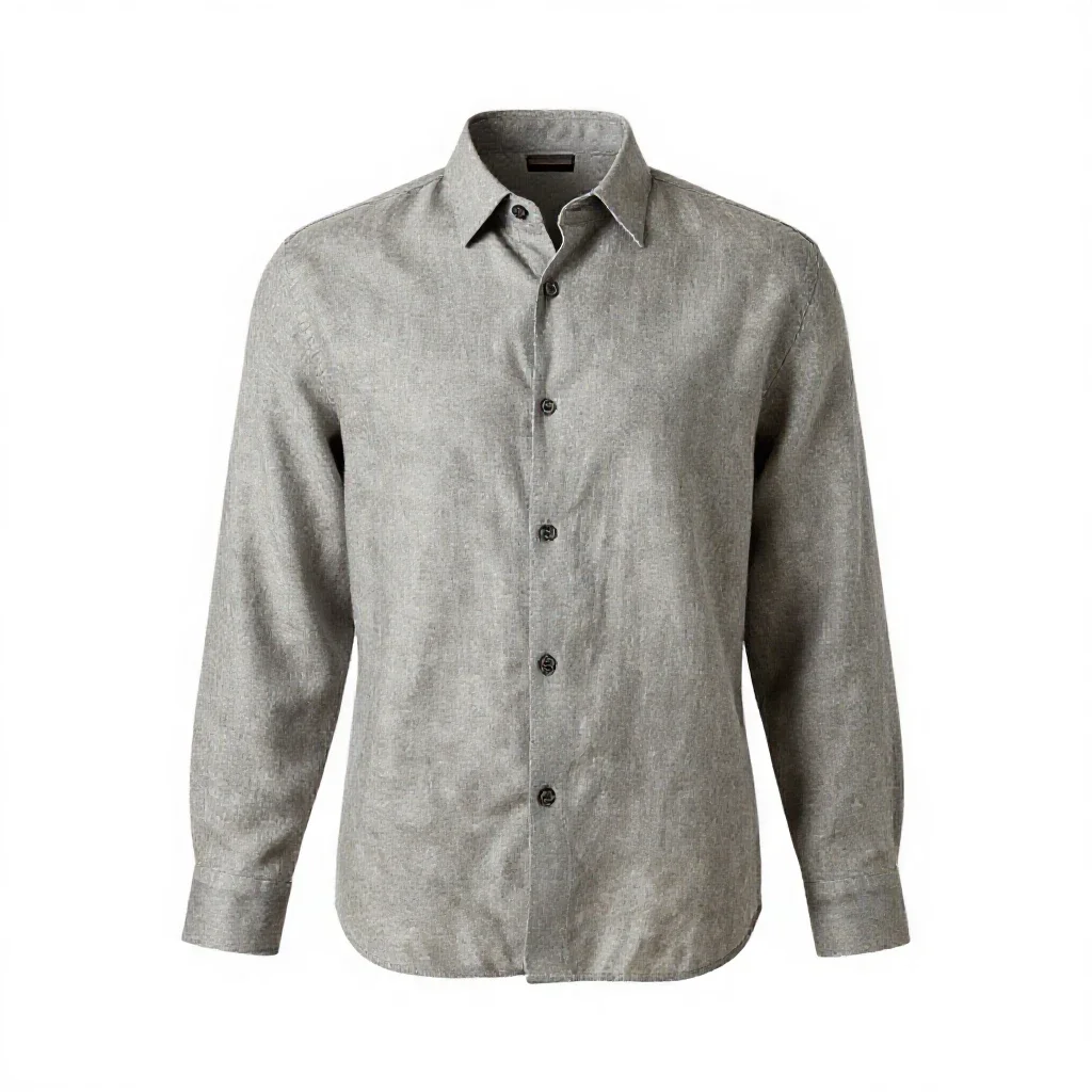 Linen shirt isolated on a white background