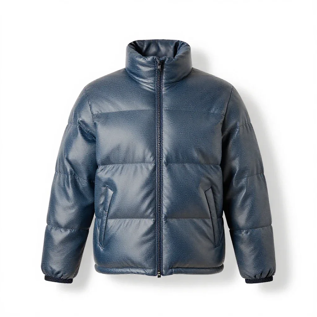 Puffer jacket isolated on a white background