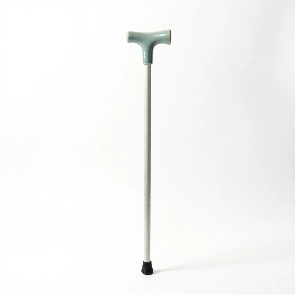 Walking cane isolated on a white background