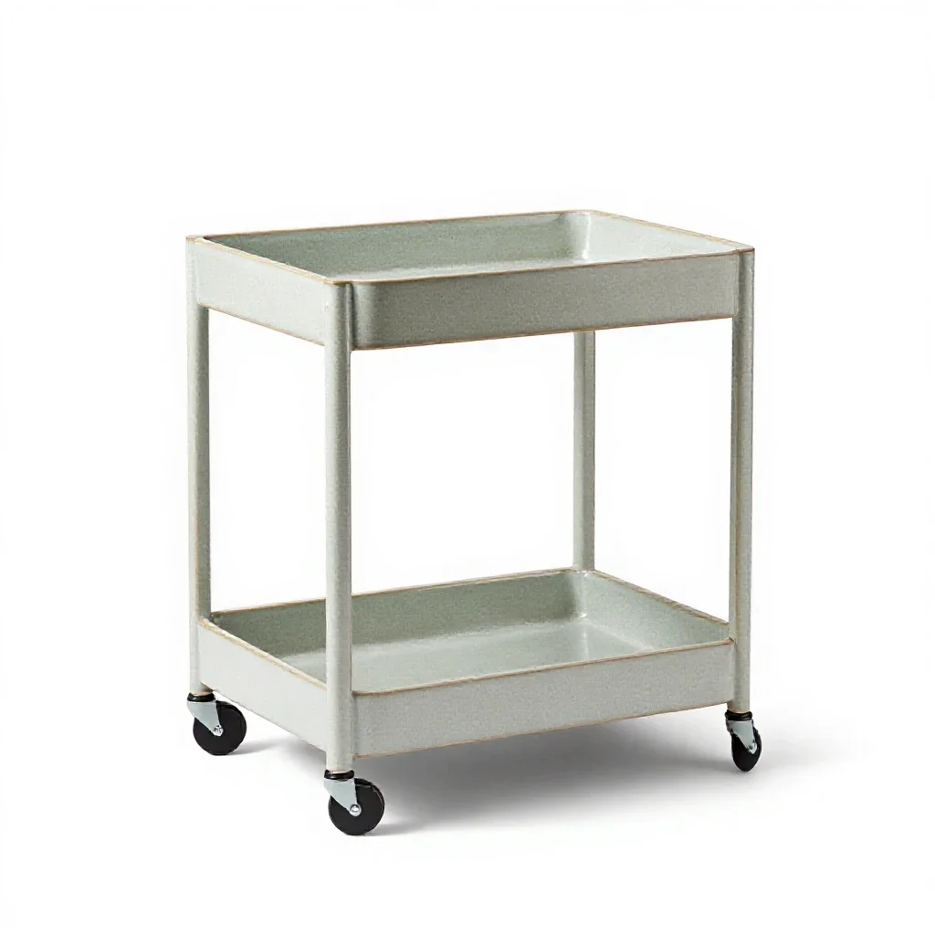 Bar cart isolated on a white background