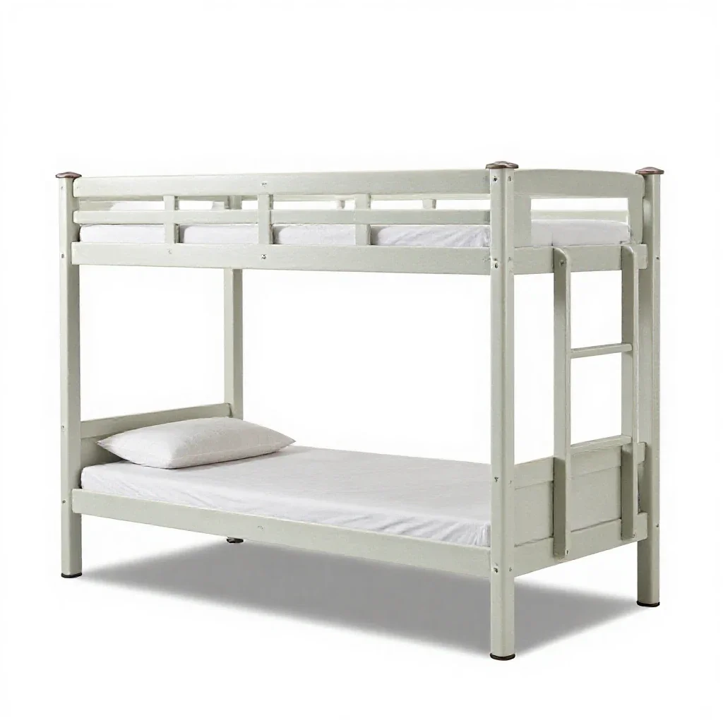 Bunk bed isolated on a white background