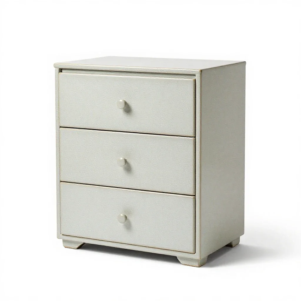 Chest of drawers isolated on a white background