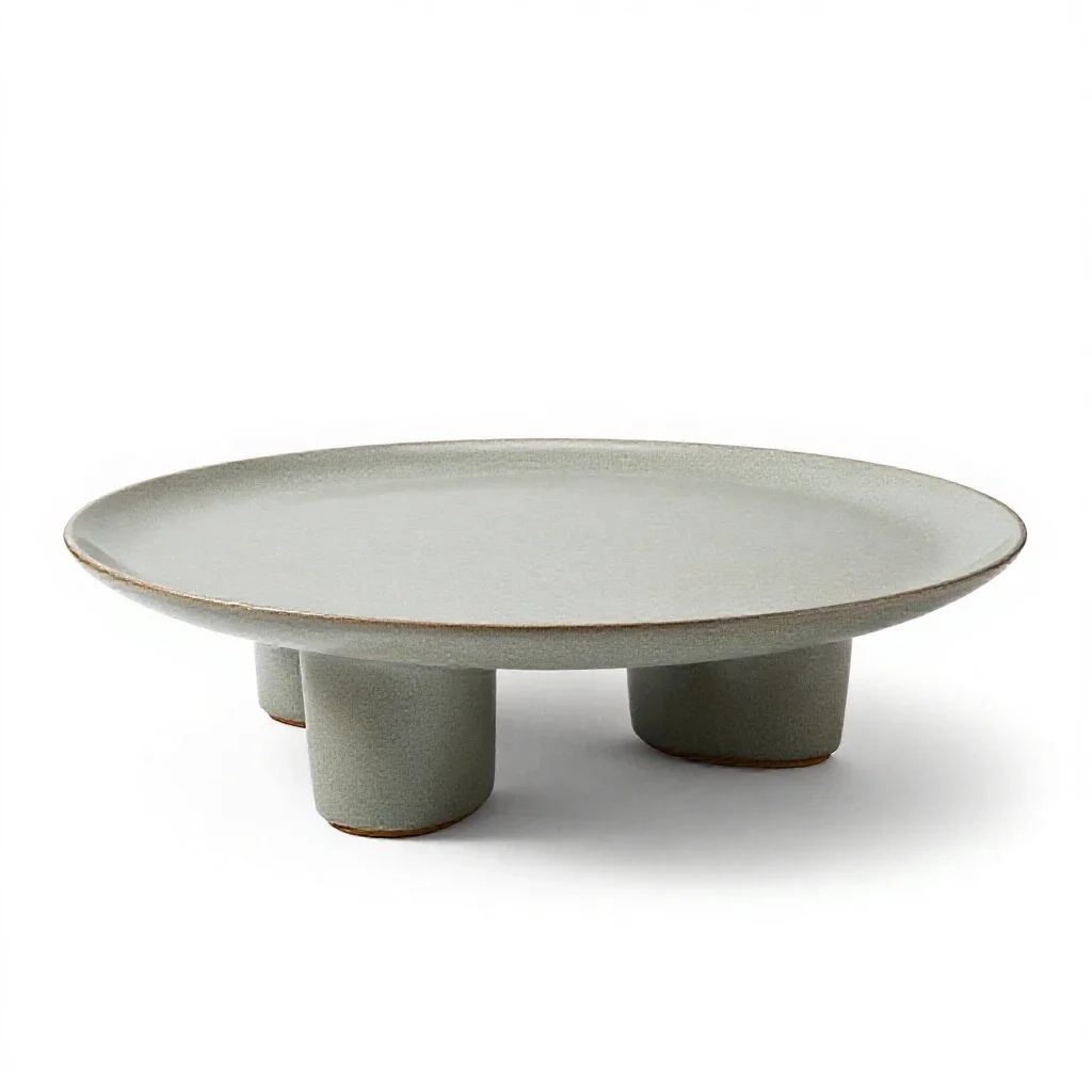 Low coffee table isolated on a white background