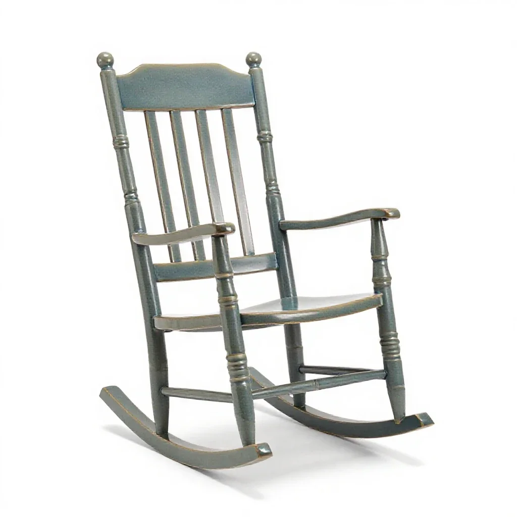 Rocking chair isolated on a white background