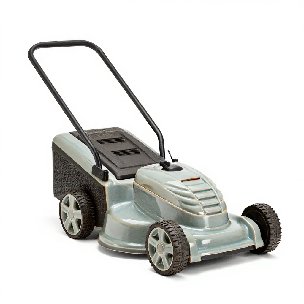 Lawn mower isolated on a white background