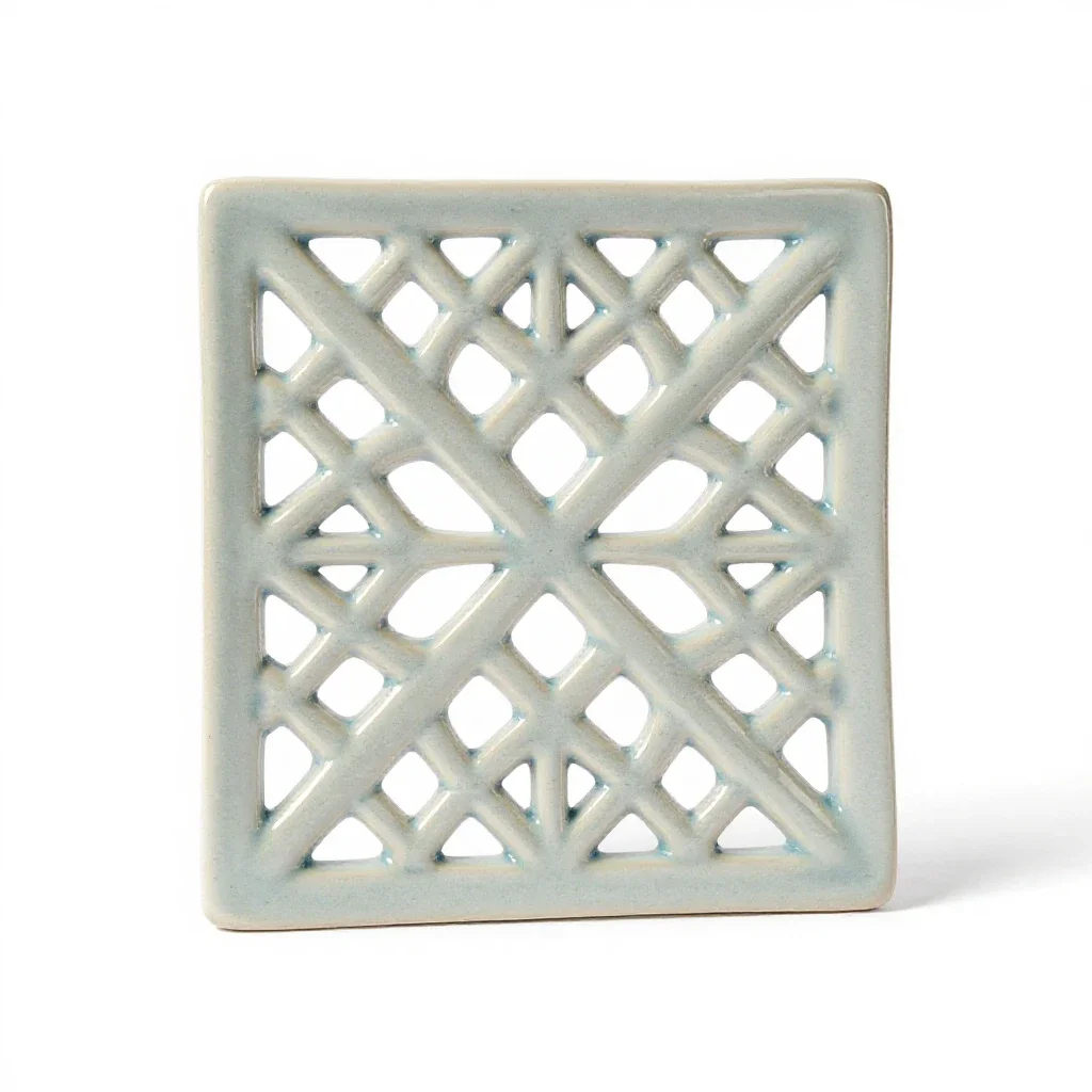 Trellis panel isolated on a white background
