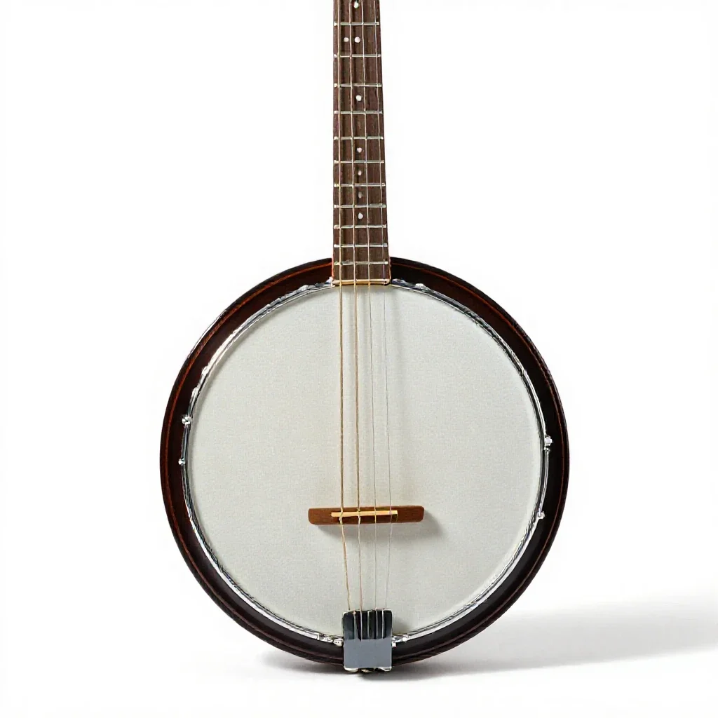 Banjo isolated on a white background