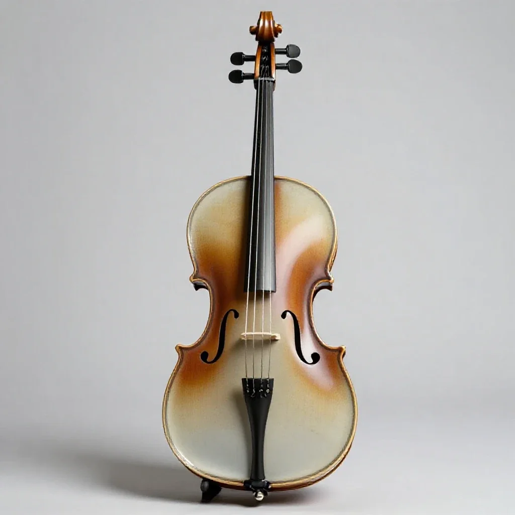 Cello isolated on a white background