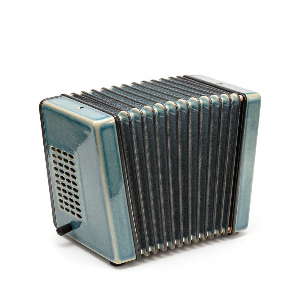 Concertina isolated on a white background