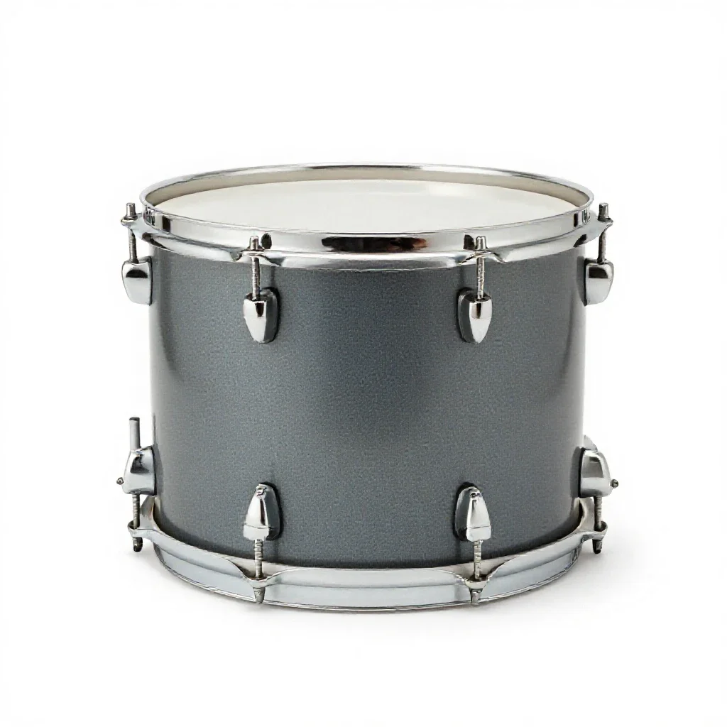 Floor tom isolated on a white background