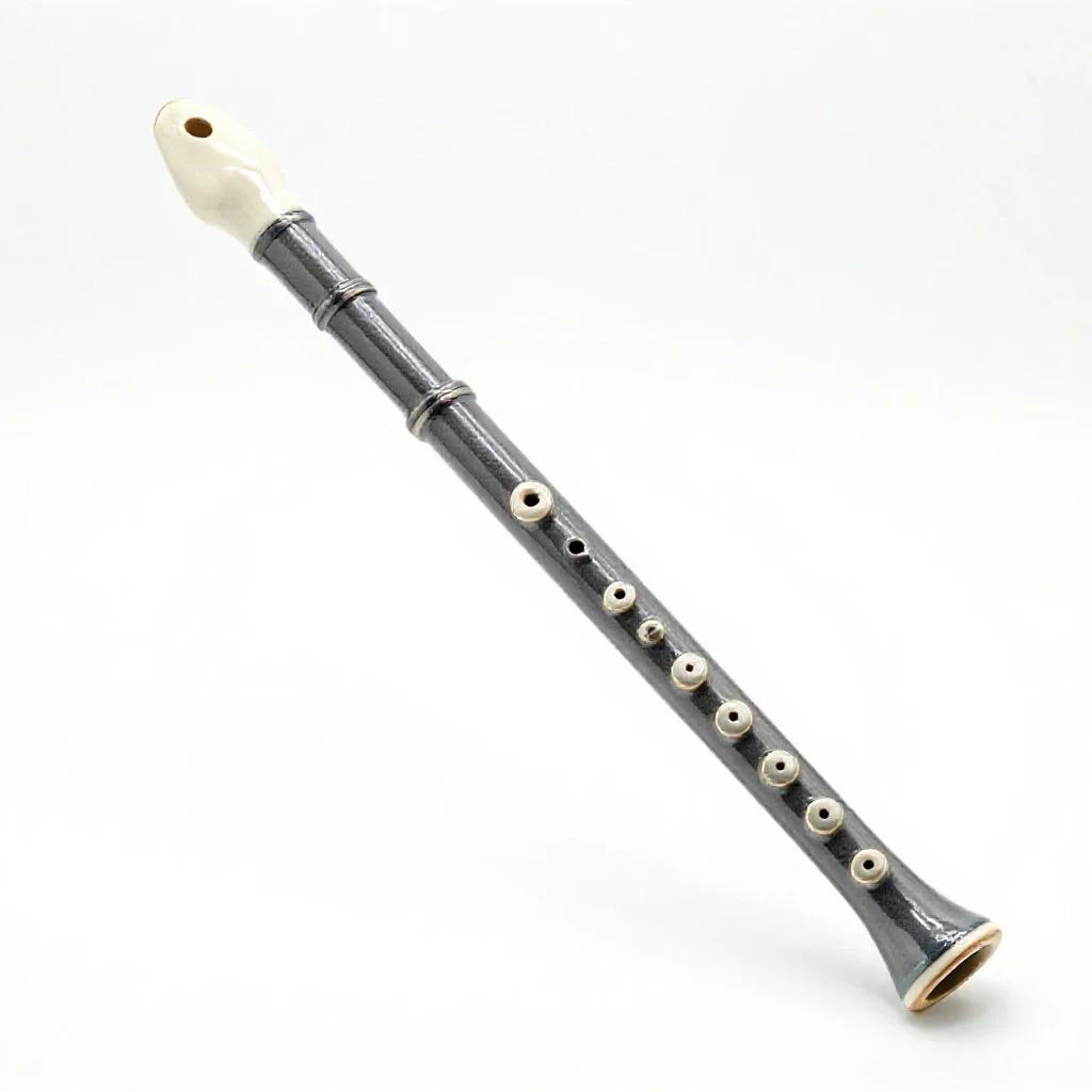 Flute isolated on a white background