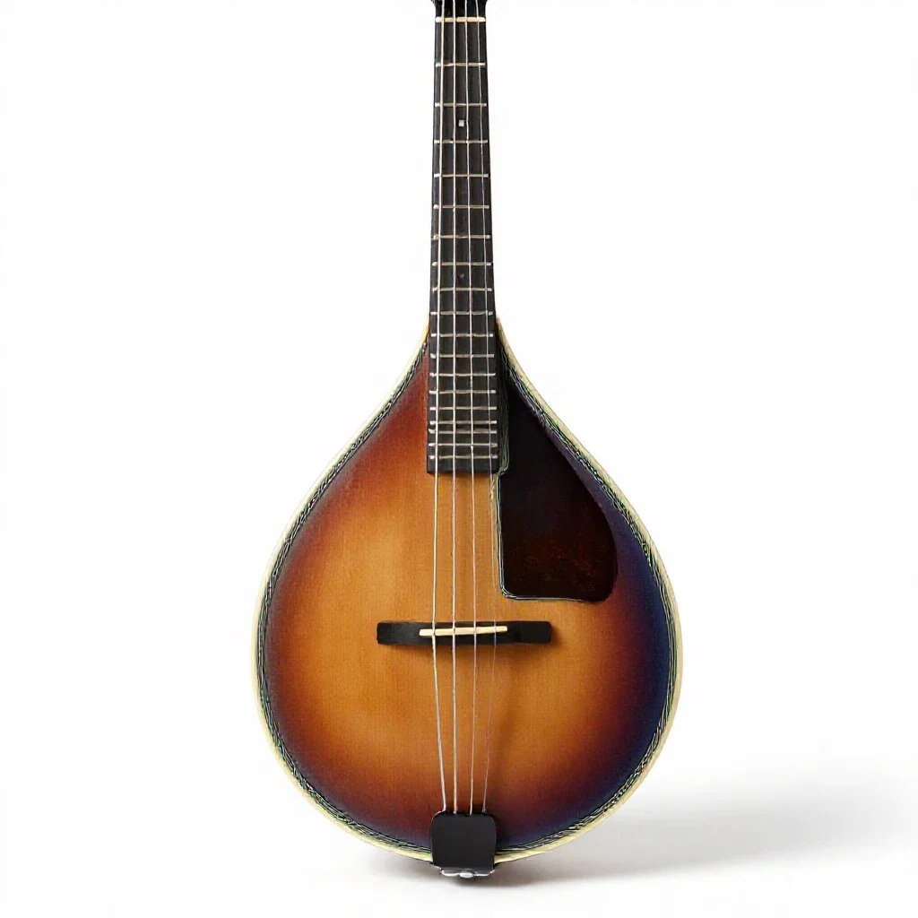 Mandolin isolated on a white background