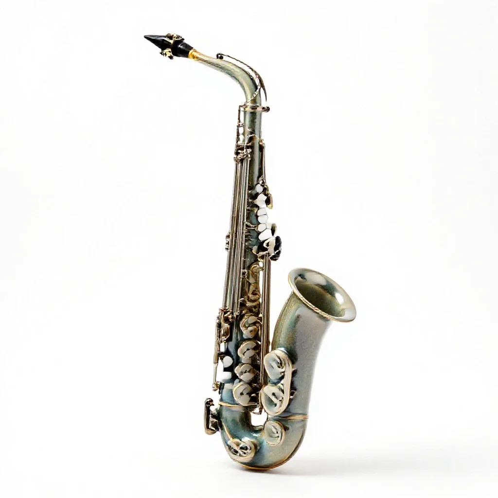 Saxophone isolated on a white background