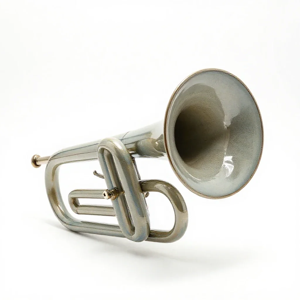 Tuba isolated on a white background