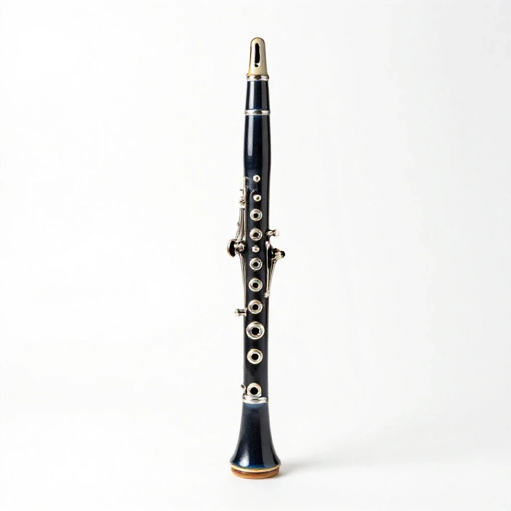 Oboe isolated on a white background