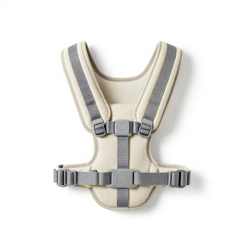 Baby carrier harness isolated on a white background