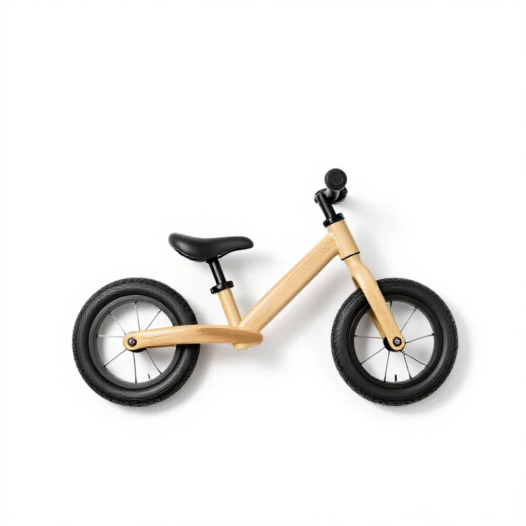 Balance bike isolated on a white background