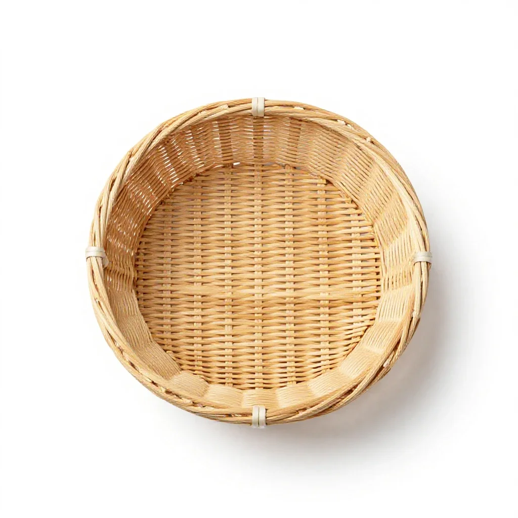Moses basket isolated on a white background