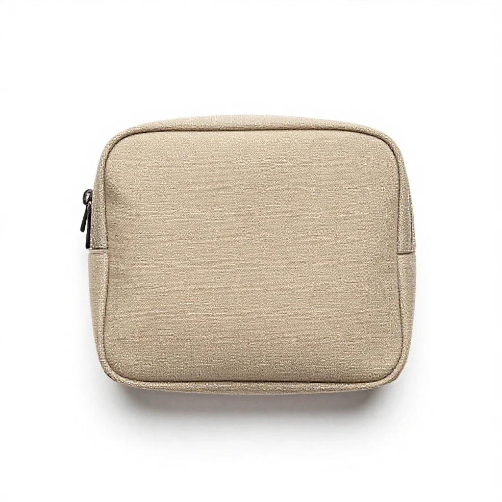 Pencil case isolated on a white background