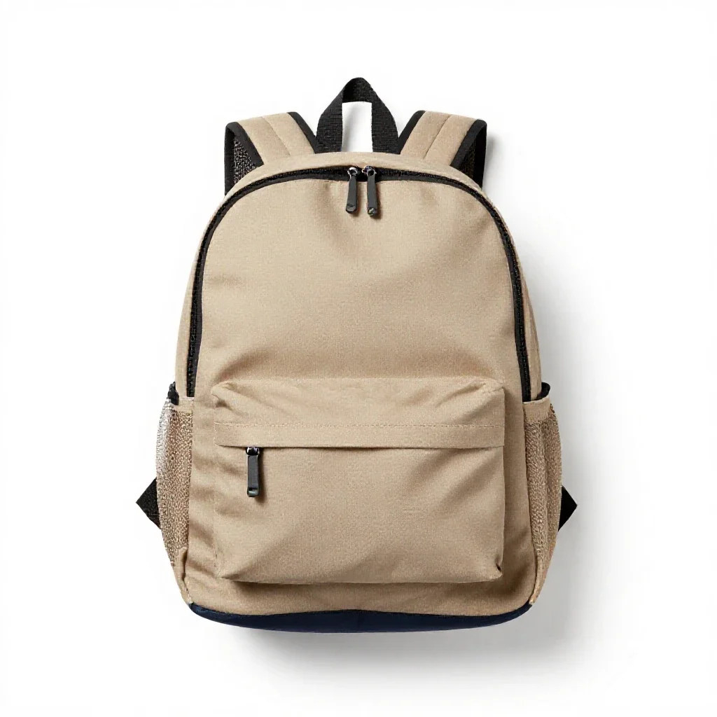 School backpack isolated on a white background