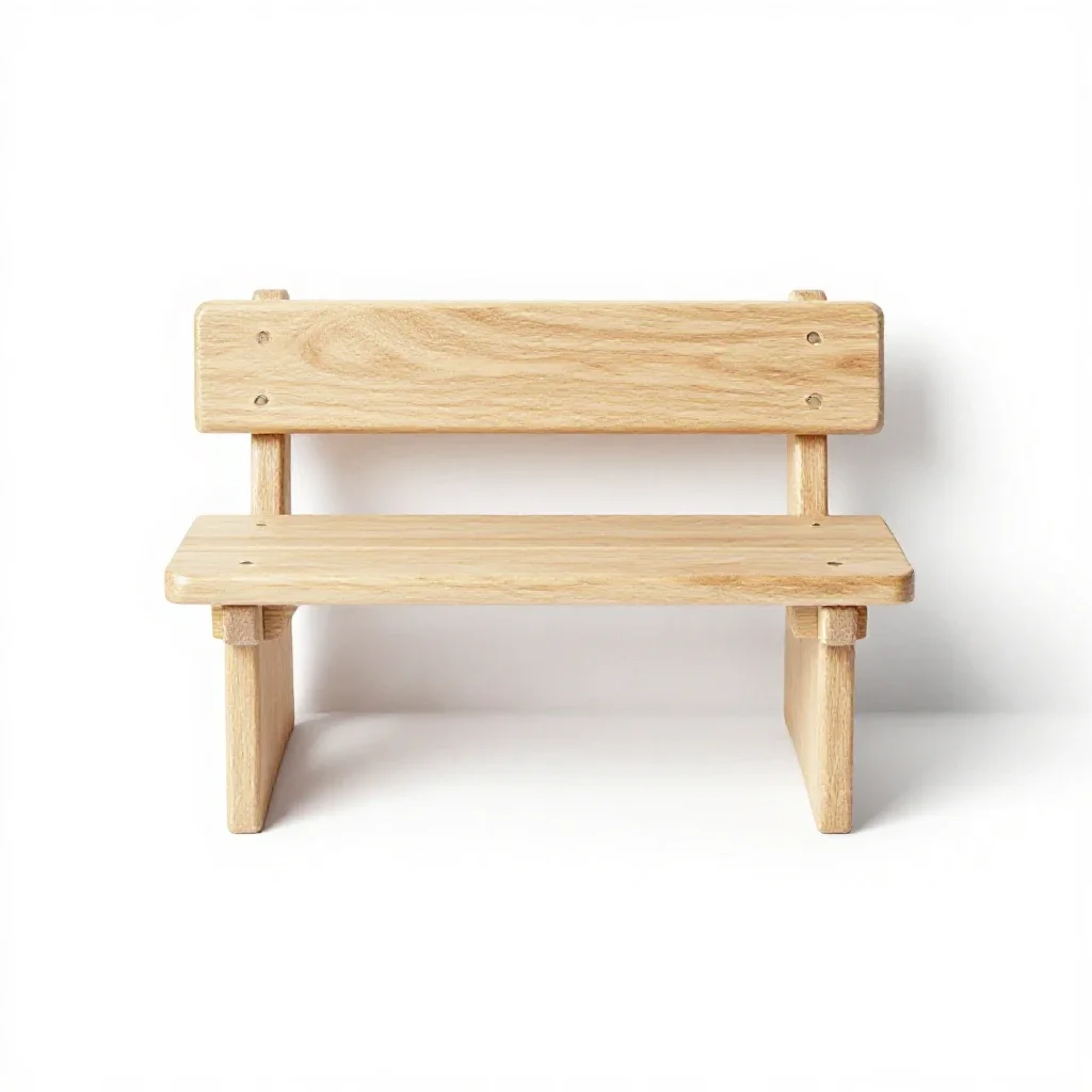Toy tool bench isolated on a white background