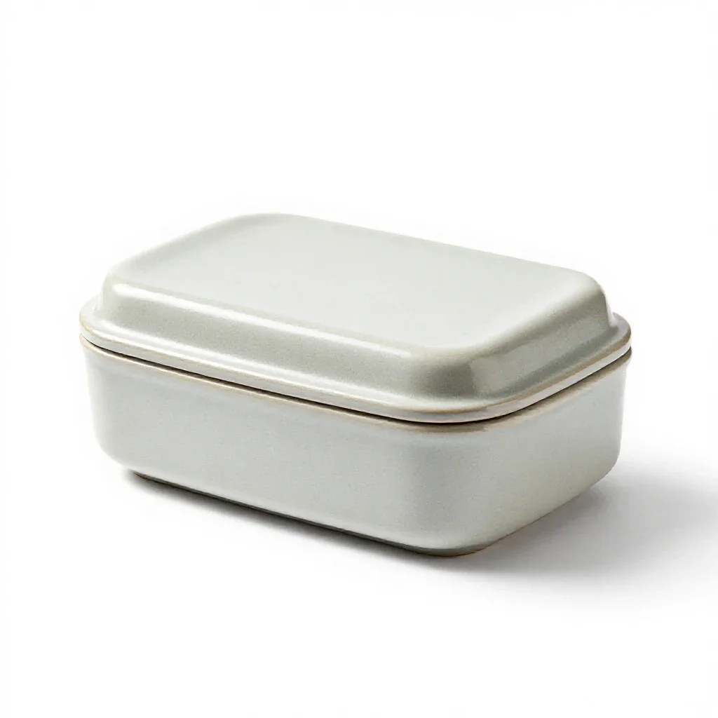 Bento lunch box isolated on a white background