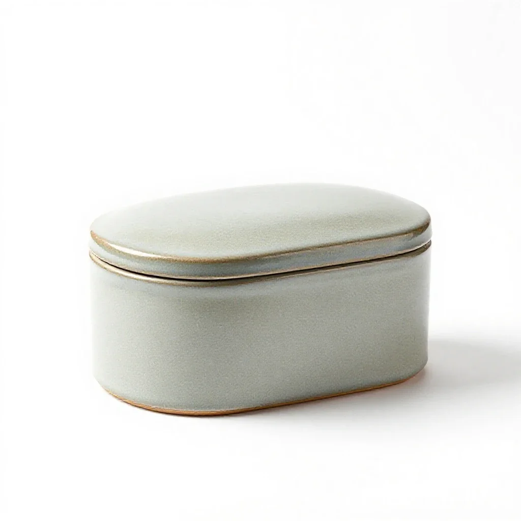 Bread bin isolated on a white background