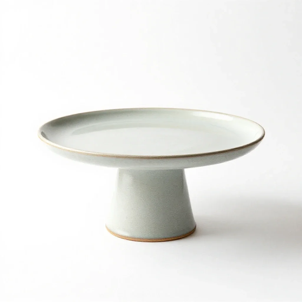 Cake stand isolated on a white background
