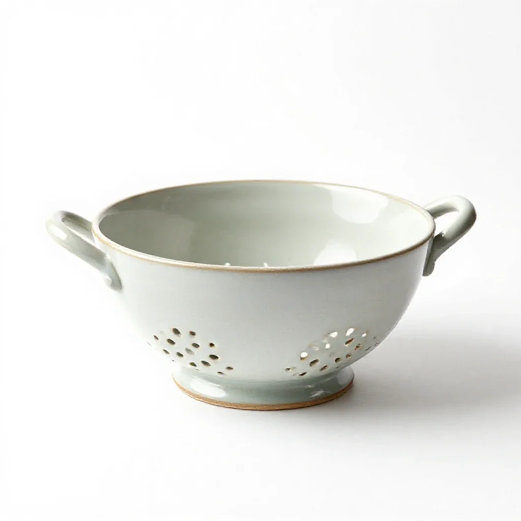 Colander isolated on a white background