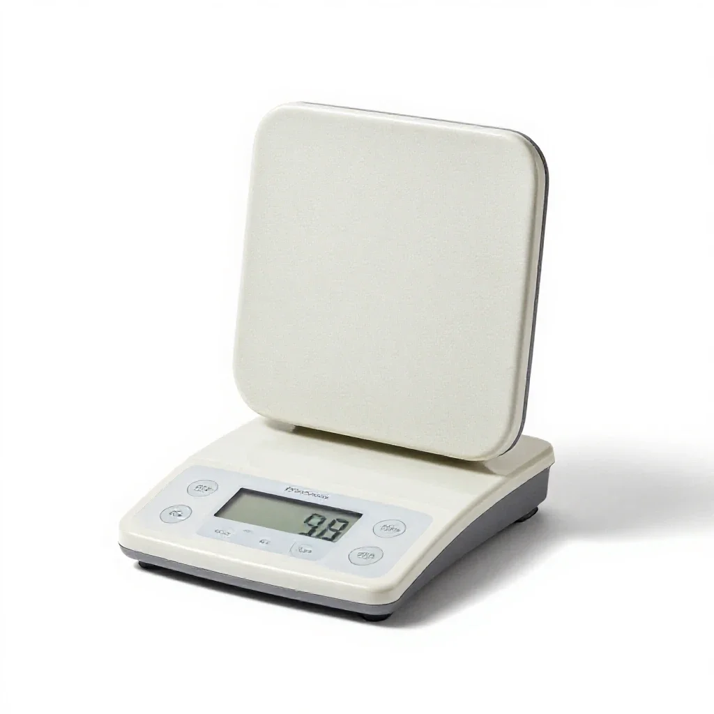 Kitchen scale isolated on a white background