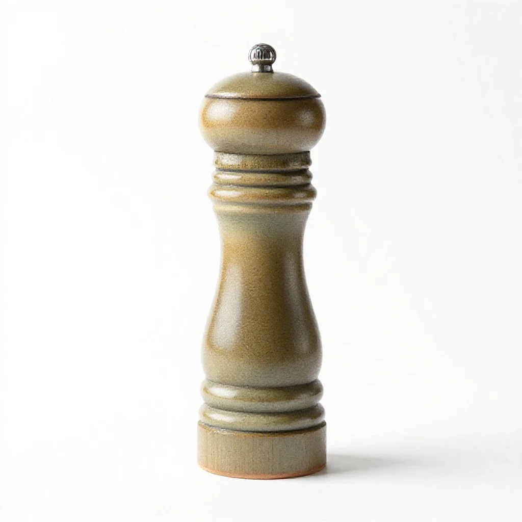 Pepper mill isolated on a white background