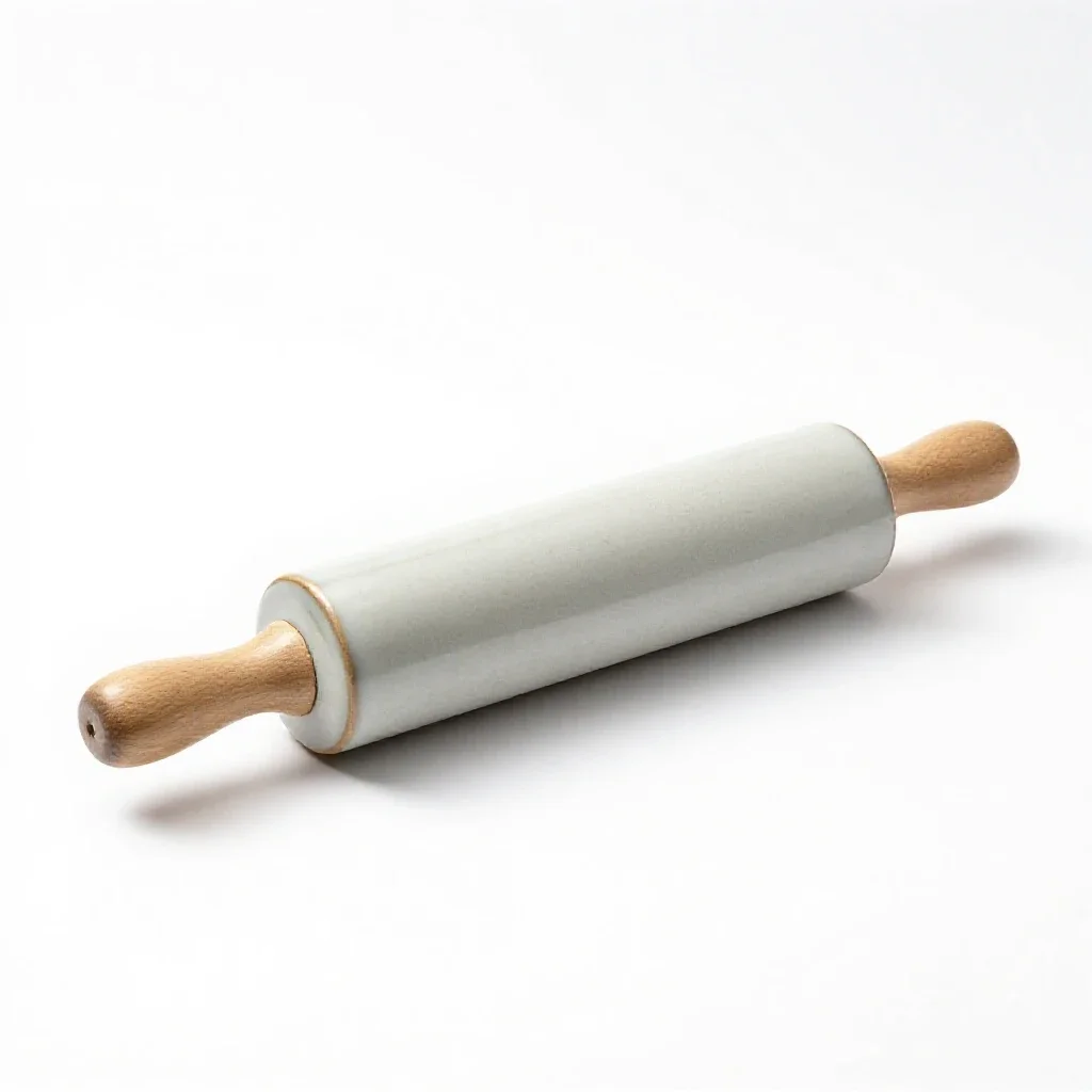 Rolling pin isolated on a white background