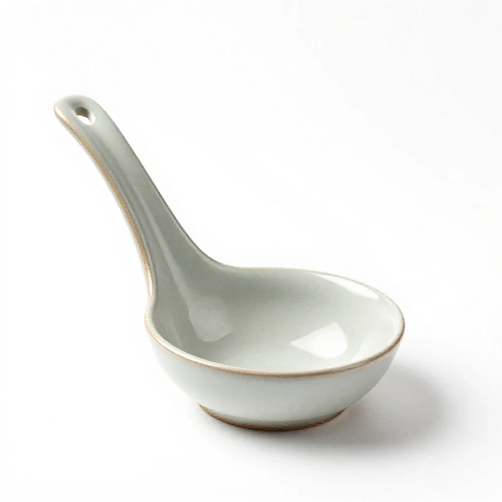 Soup ladle isolated on a white background