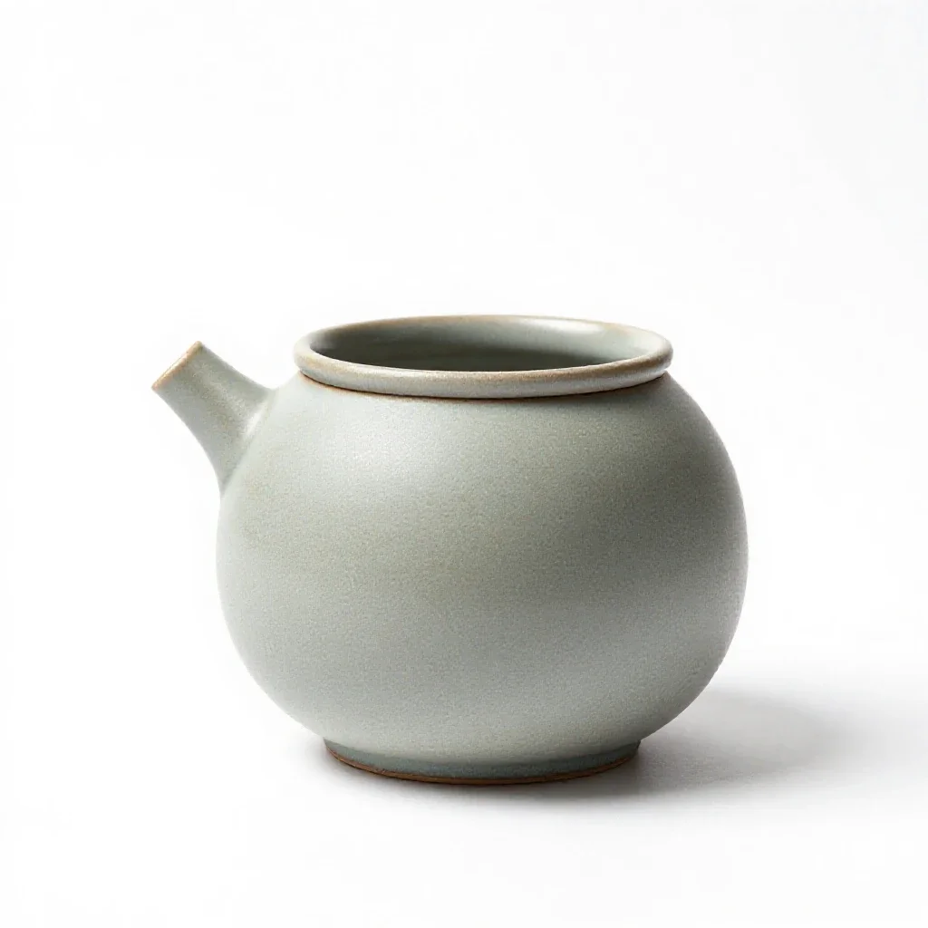 Tea caddy isolated on a white background