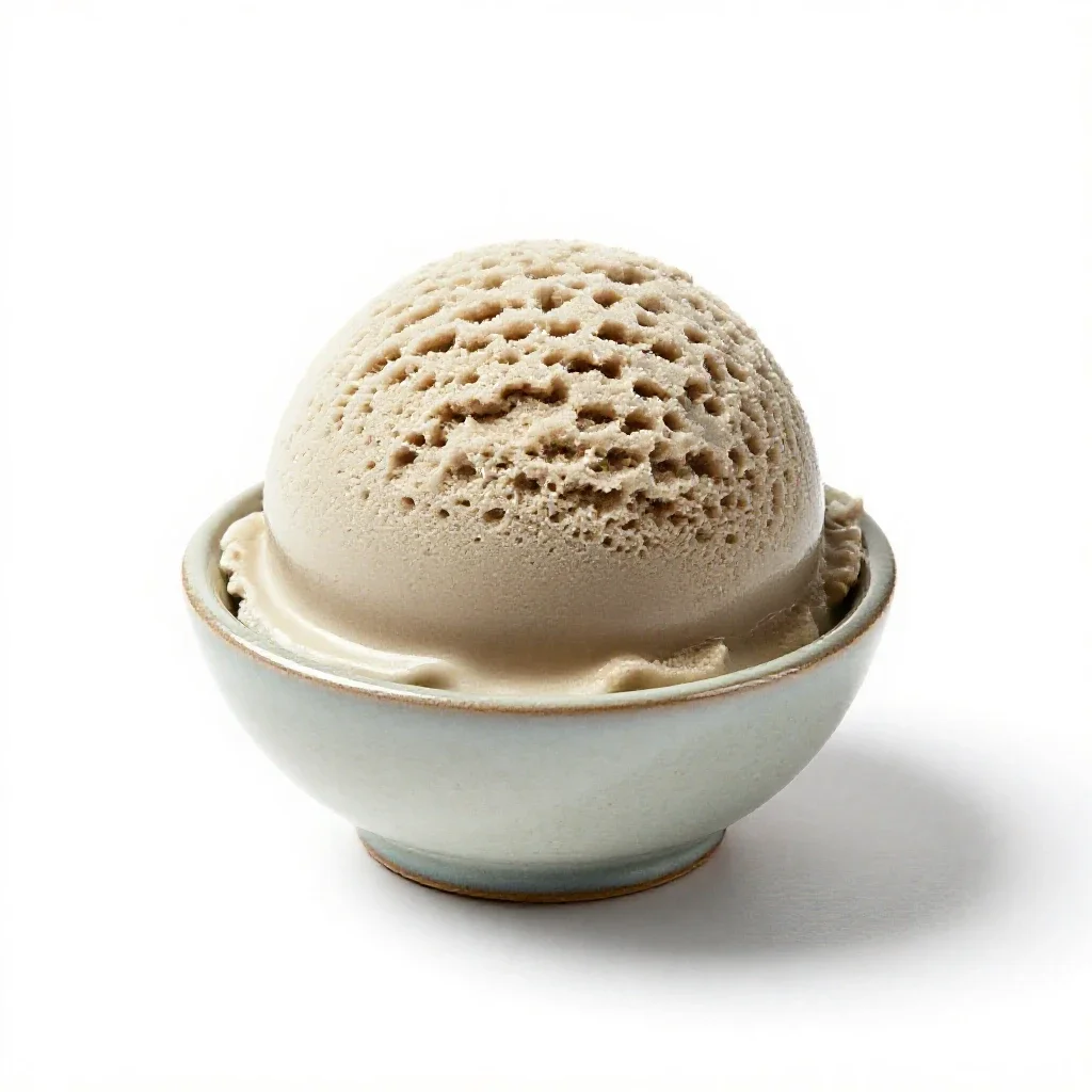 Ice cream scoop isolated on a white background
