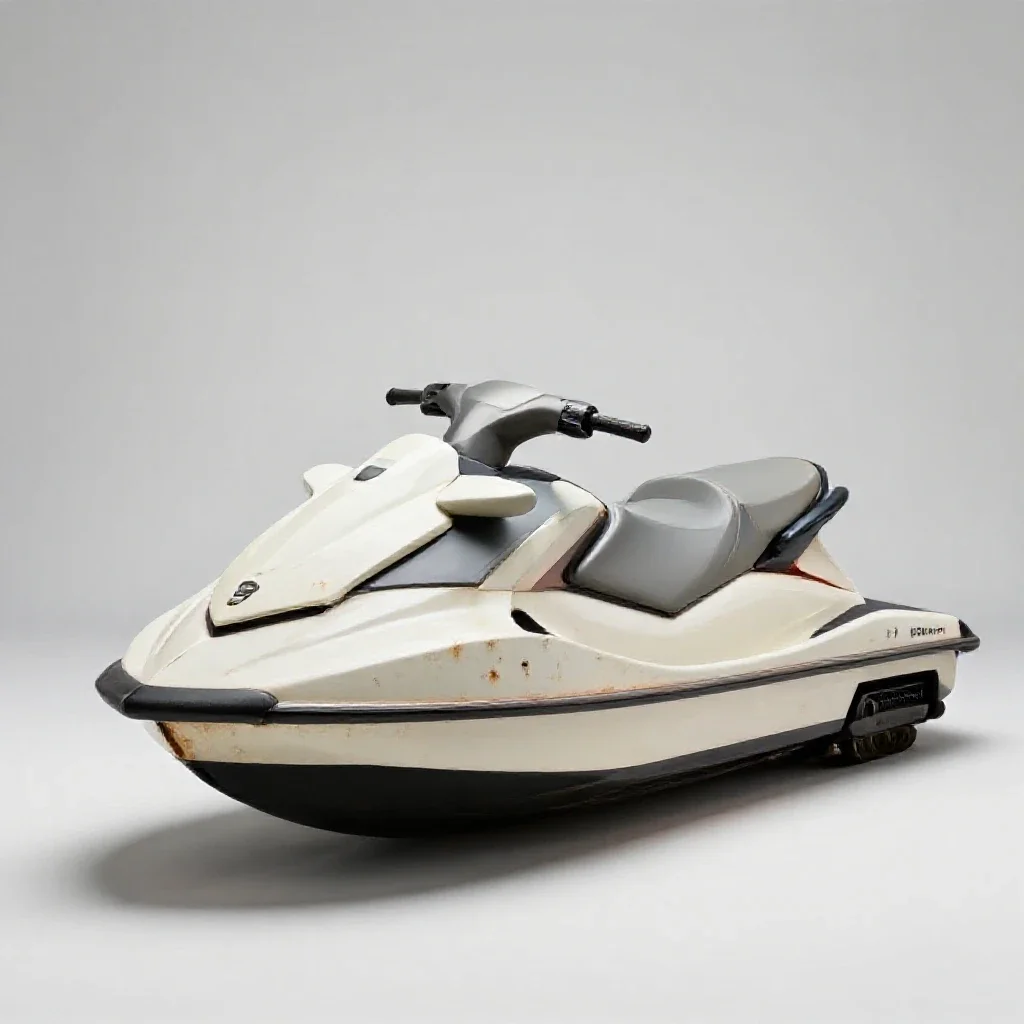 Jet ski isolated on a white background