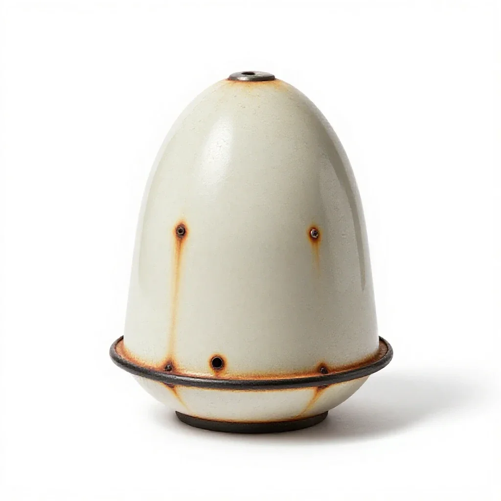 Orbital capsule isolated on a white background