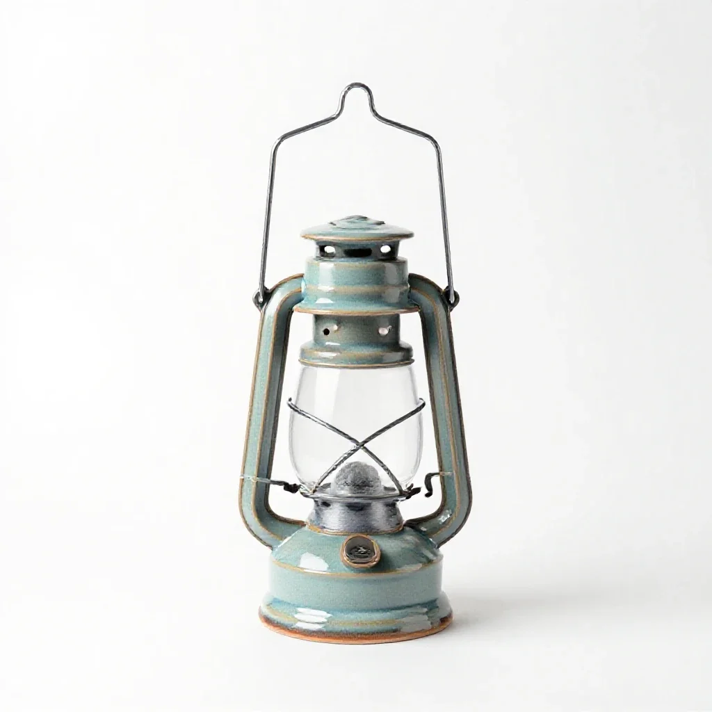 Camping lantern hook isolated on a white background