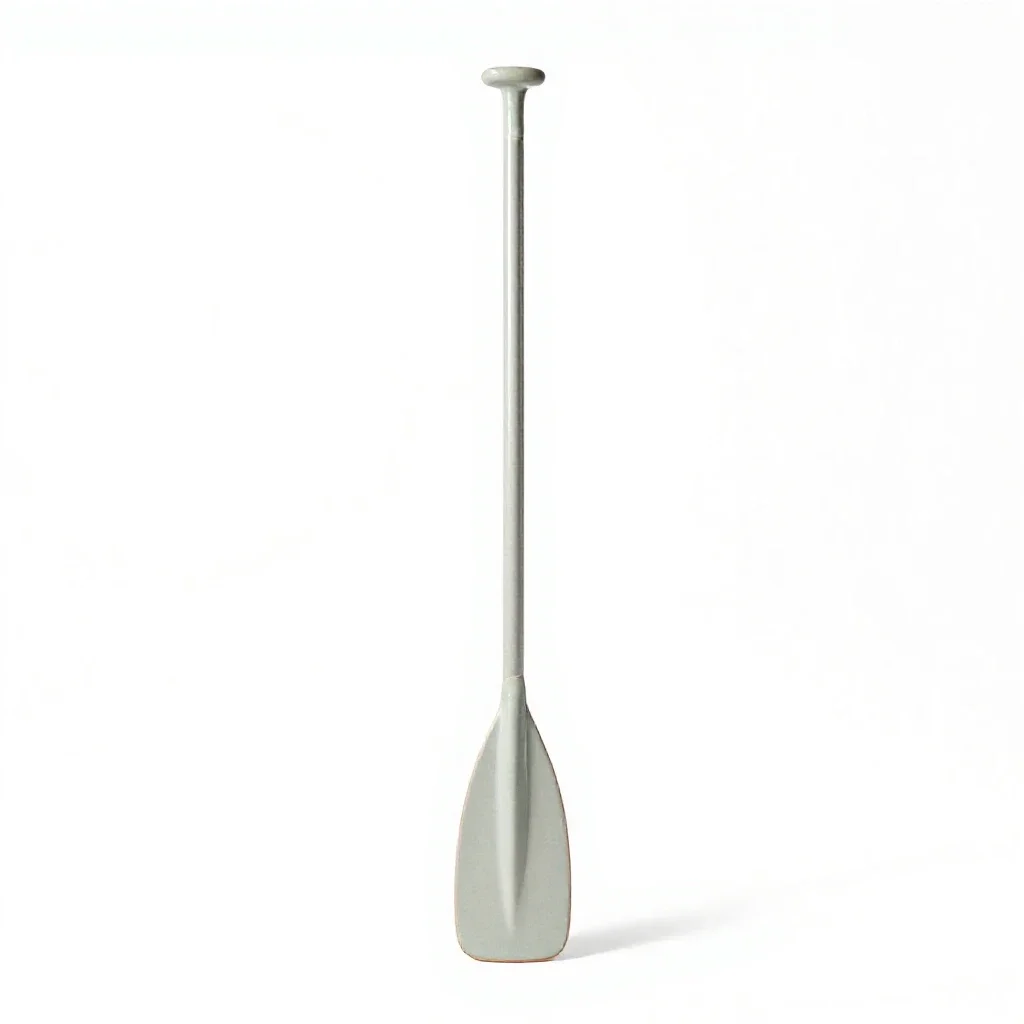 Canoe paddle isolated on a white background