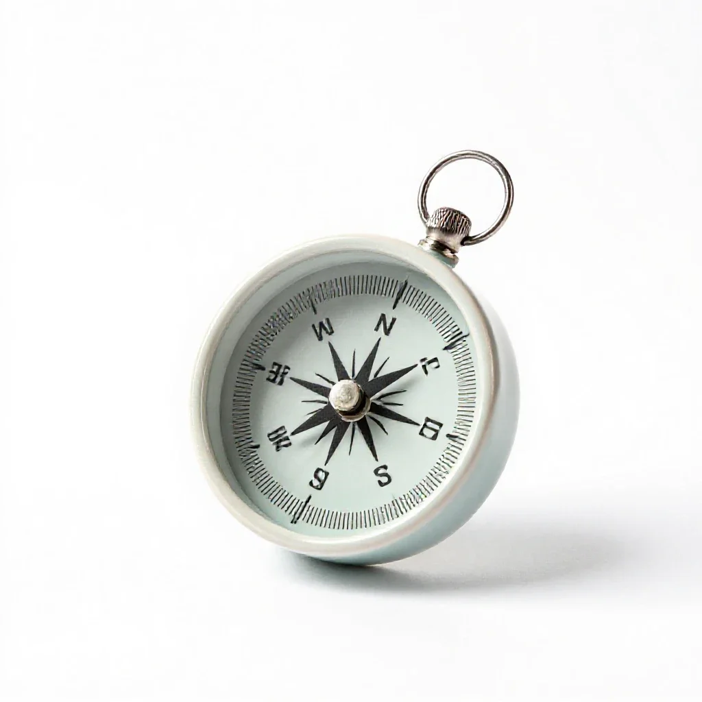 Compass isolated on a white background