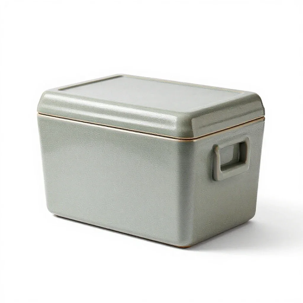 Cooler box isolated on a white background