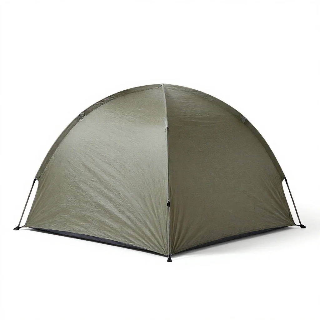 Dome tent isolated on a white background