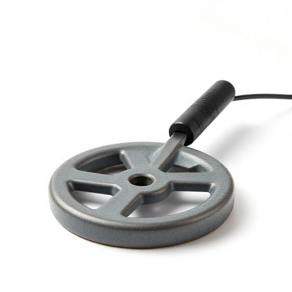 Metal detector isolated on a white background