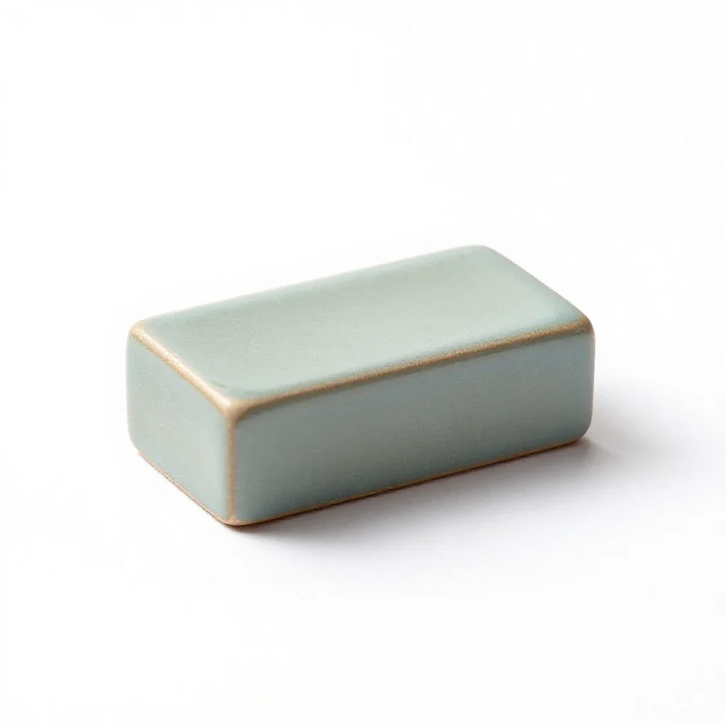 Surf wax bar isolated on a white background